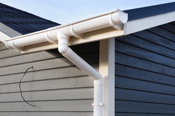 PVC Rain Gutter Installation in Toccoa