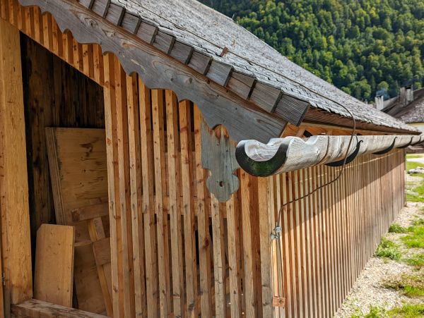 Wood Gutter Installation in Toccoa