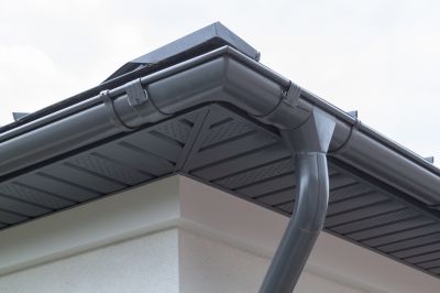 Gutter System Installation on Roof