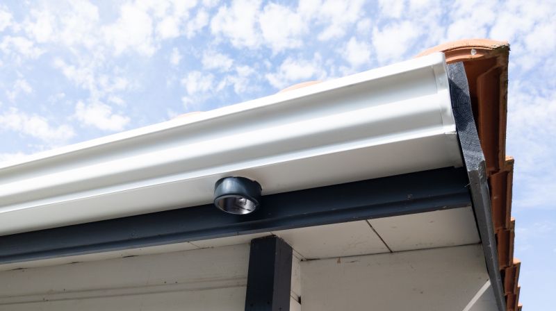 Close-up of Gutter Seams